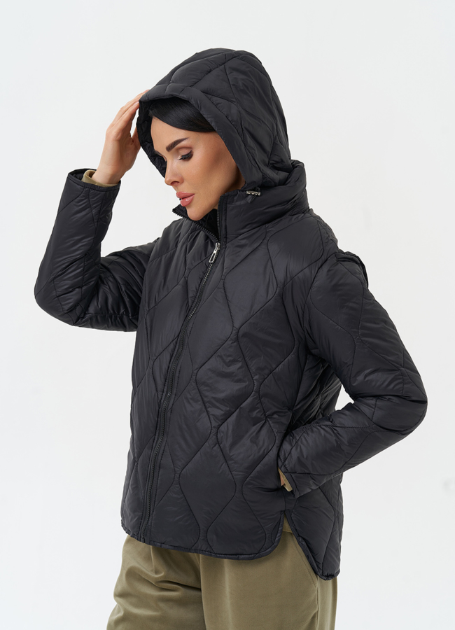 Женская стеганая куртка модель № 28282 универмаг малина