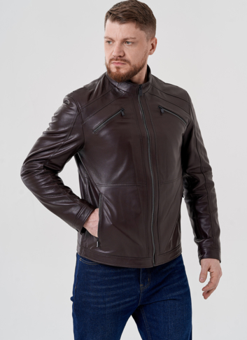 Мужская кожаная куртка 