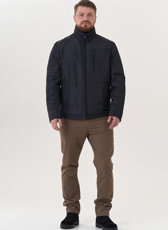 Мужская демисезонная куртка синего цвета