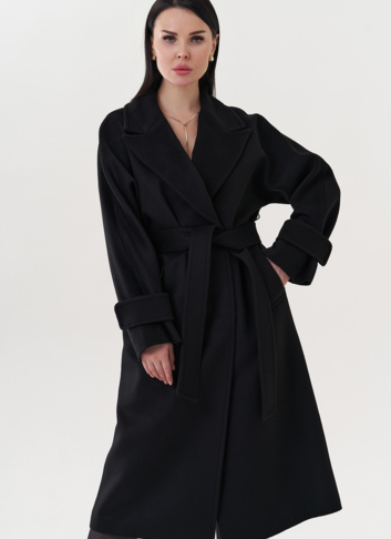 Пальто с английским воротником