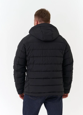 Мужской пуховик с капюшоном  фото